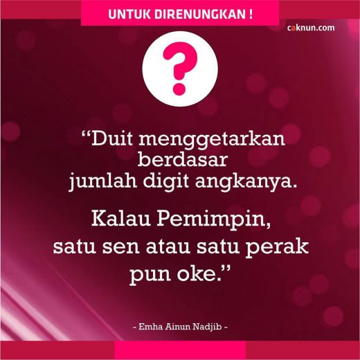 Untuk Direnungkan (4)