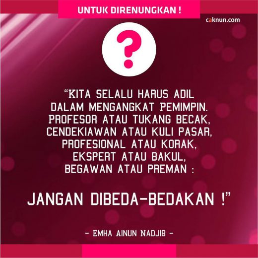 Untuk Direnungkan (5)
