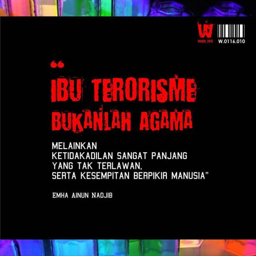 Ibu Terorisme Bukan Agama