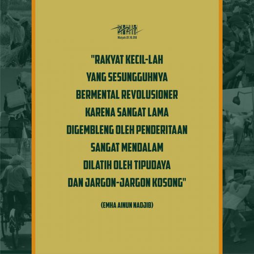 Rakyat Kecil Digembleng Penderitaan