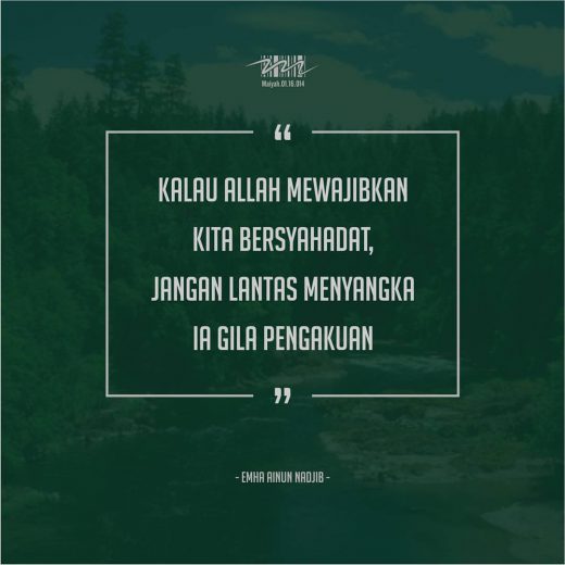 Menyangka Gila Pengakuan