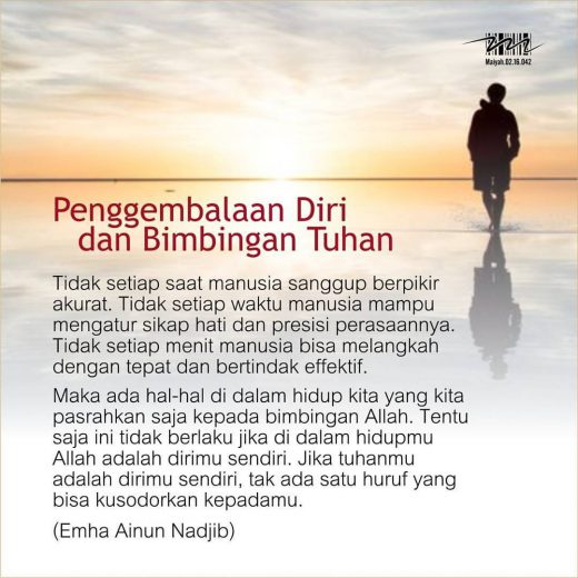 Penggembalaan Diri dan Bimbingan Tuhan