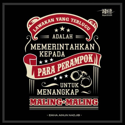 Perampok Menangkap Maling