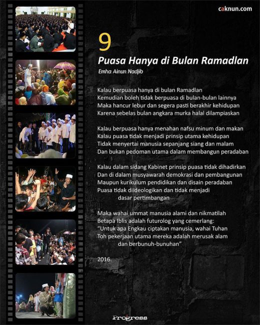 Puasa Hanya di Bulan Ramadlan