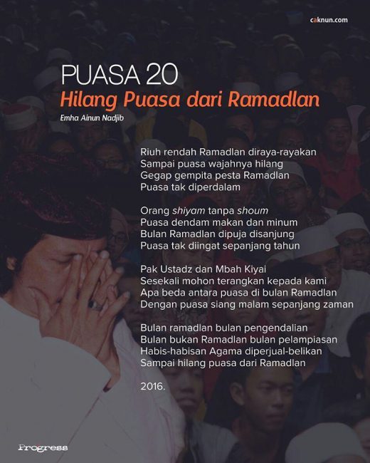 Hilang Puasa dari Ramadlan