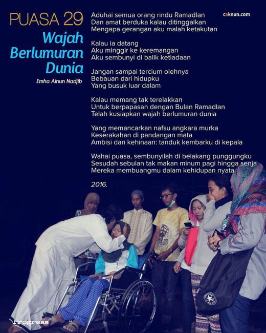 Wajah Berlumuran Dunia