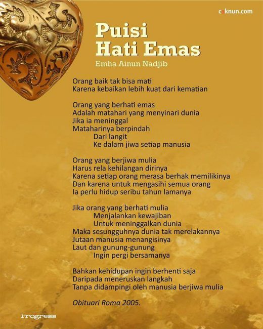 Puisi Hati Emas