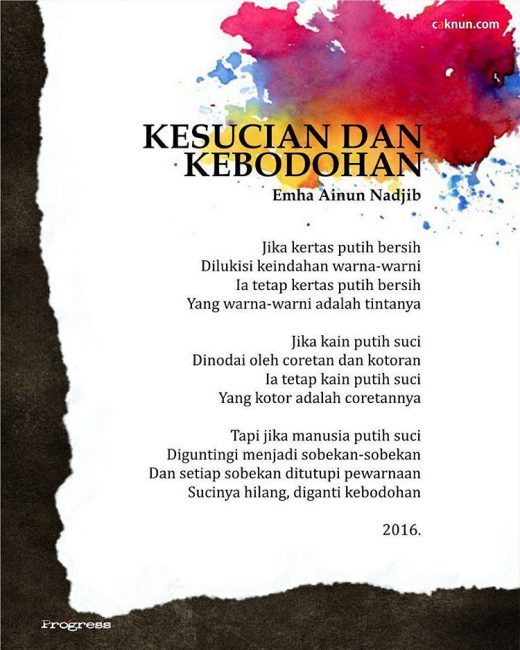 Kesucian dan Kebodohan