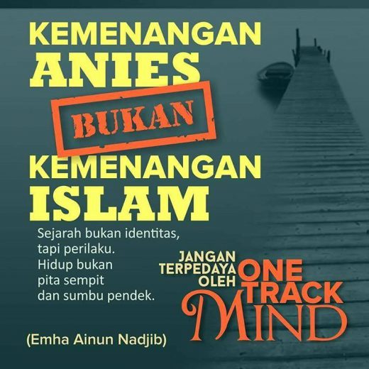 Kemenangan Anis Bukan Kemenangan Islam