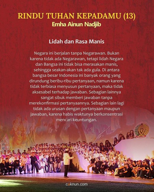 Lidah dan Rasa Manis