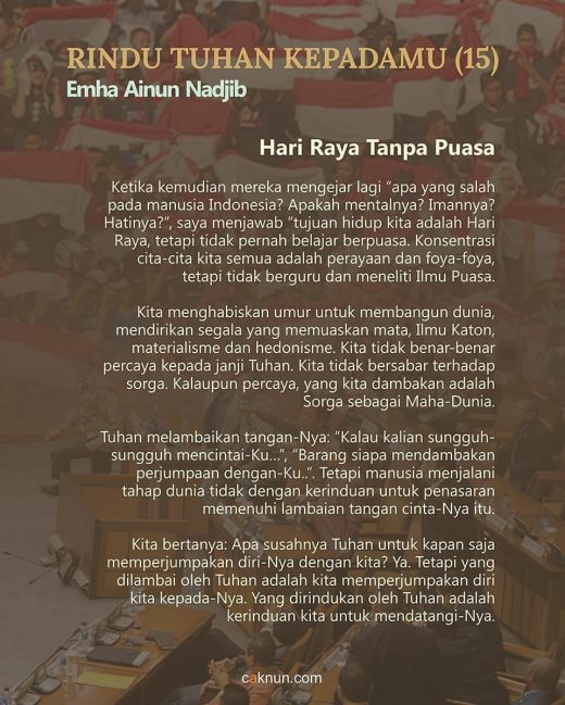 Hari Raya Tanpa Puasa