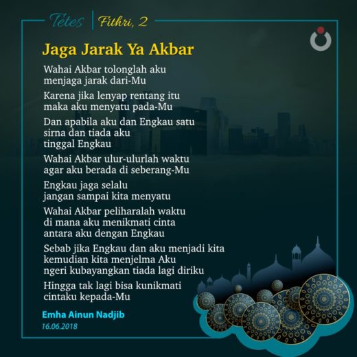 Jaga Jarak Ya Akbar