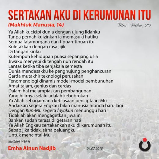 Sertakan Aku di Kerumunan Itu