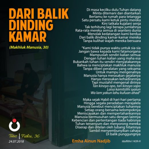 Dari Balik Dinding Kamar
