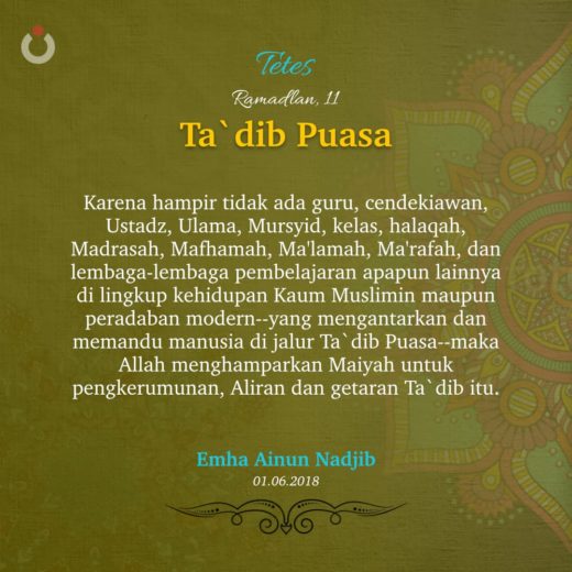 Ta`dib Puasa